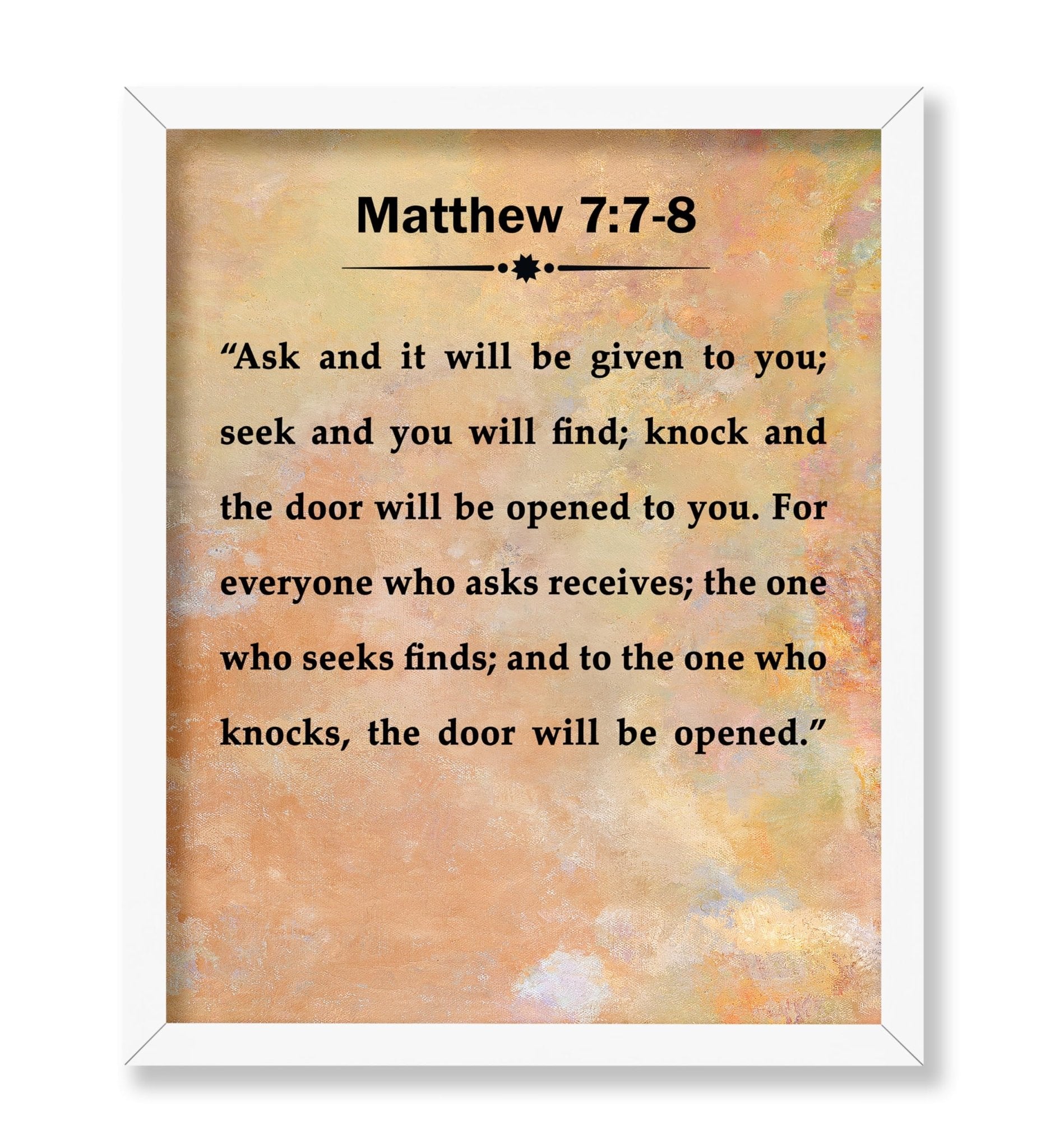 Matthew 7:7-8
