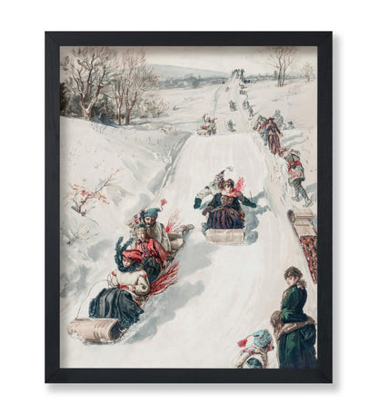 Henry Sandham - Tobogganing