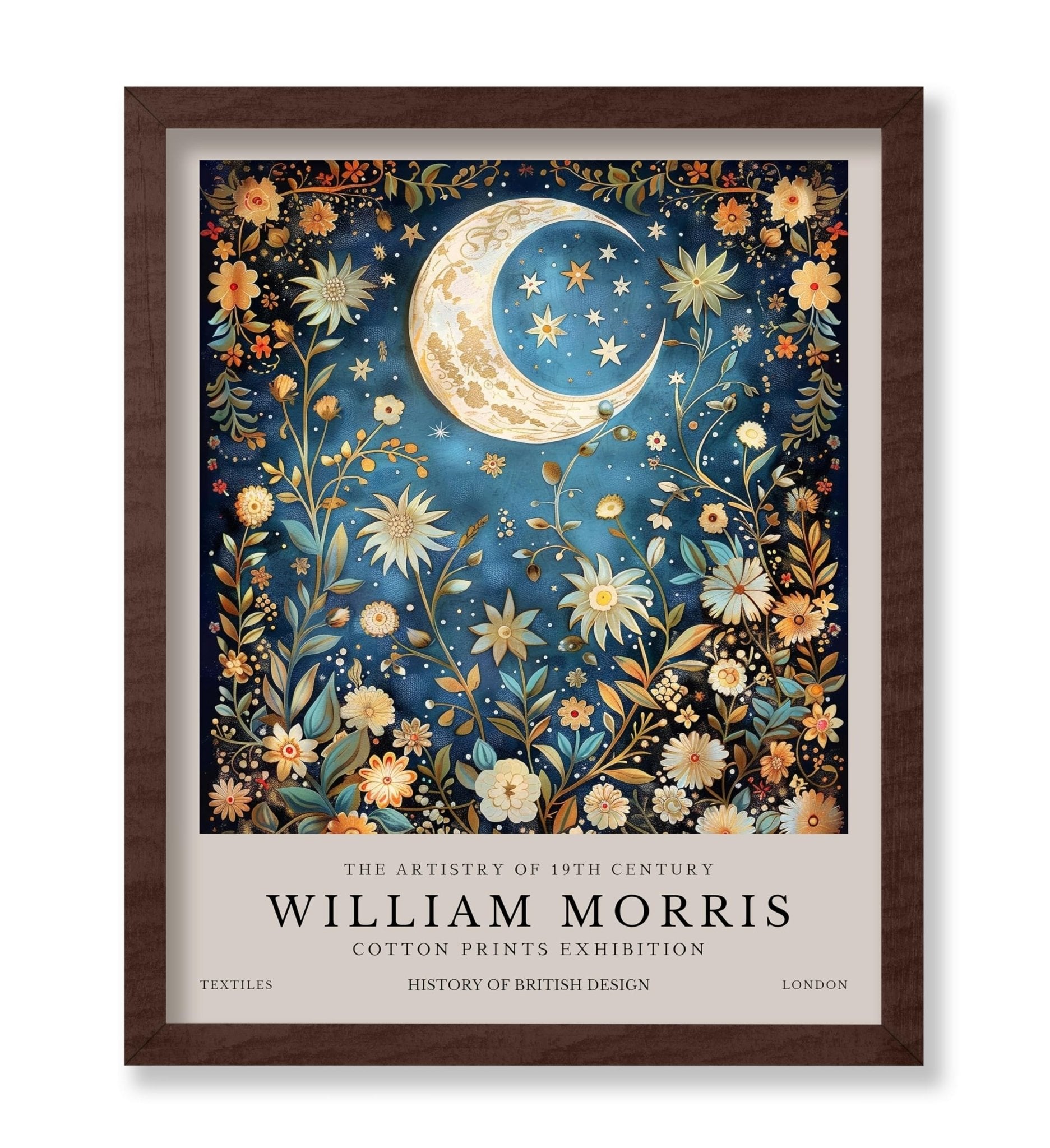 William Morris - Moon & Stars No3