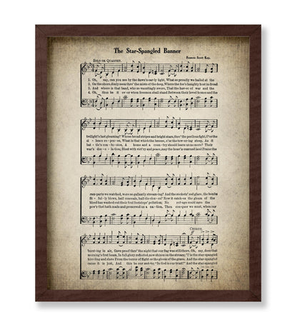 The Star Spangled Banner Hymnal Sheet