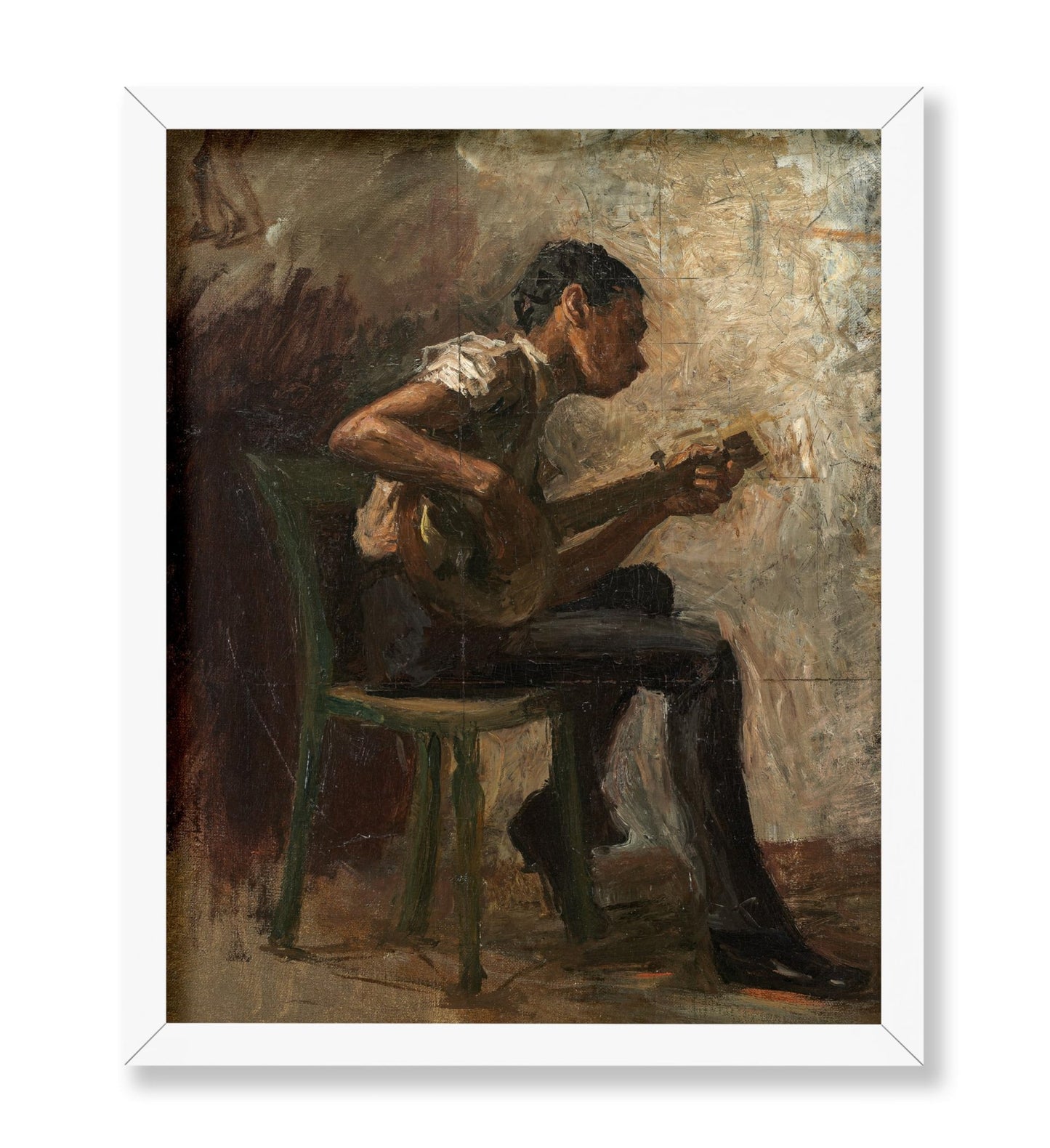 Boy Playing Banjo
