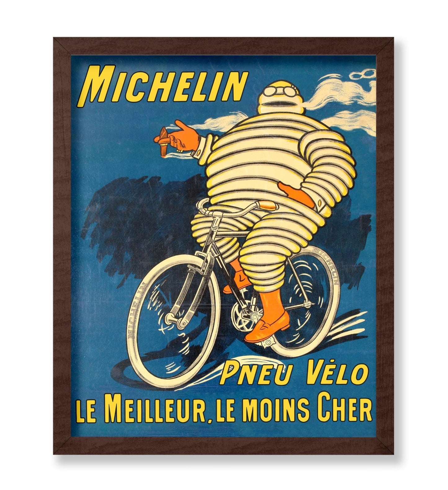 Tire Man on Bicycle
