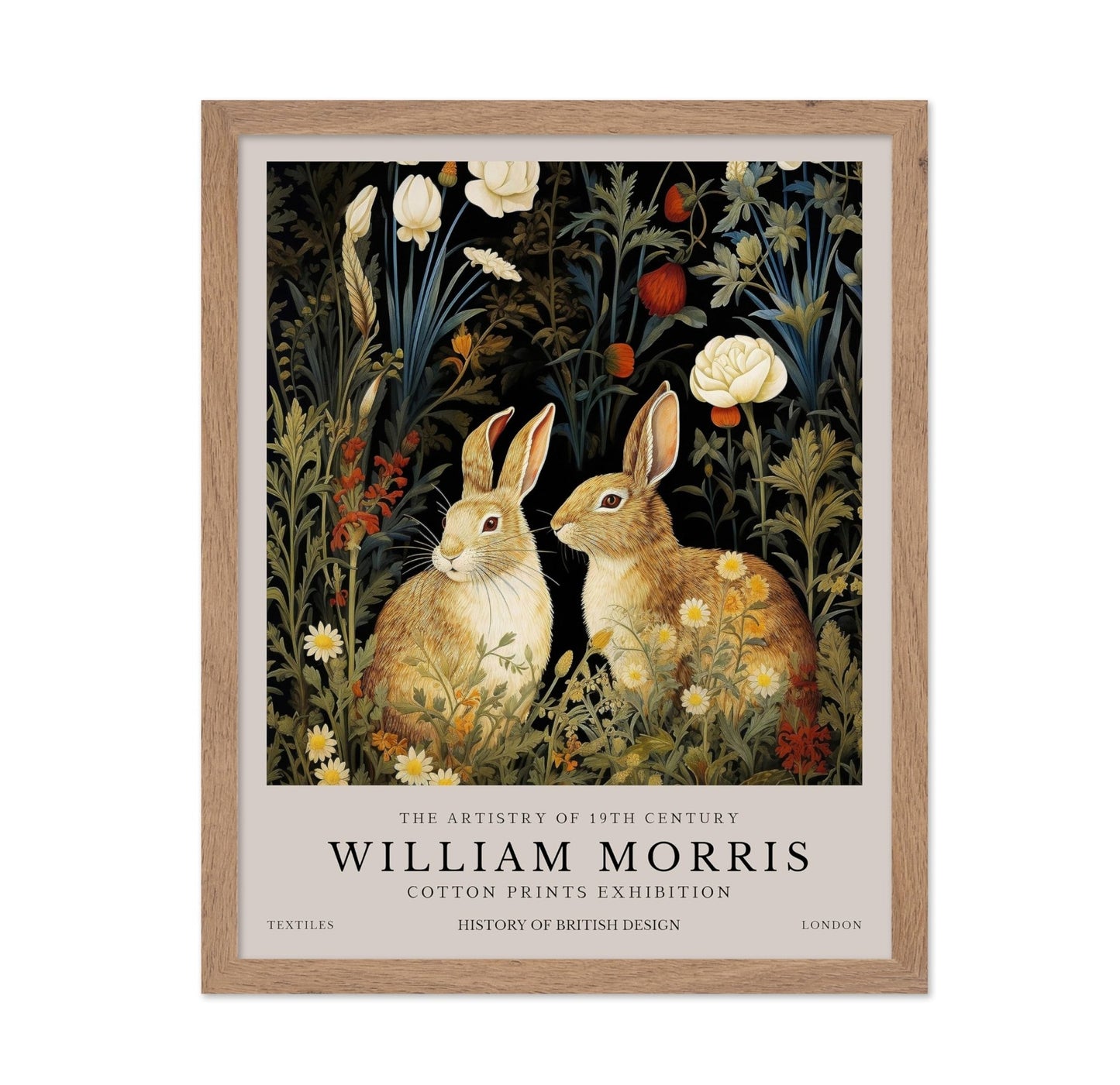 William Morris - Rabbit Couple