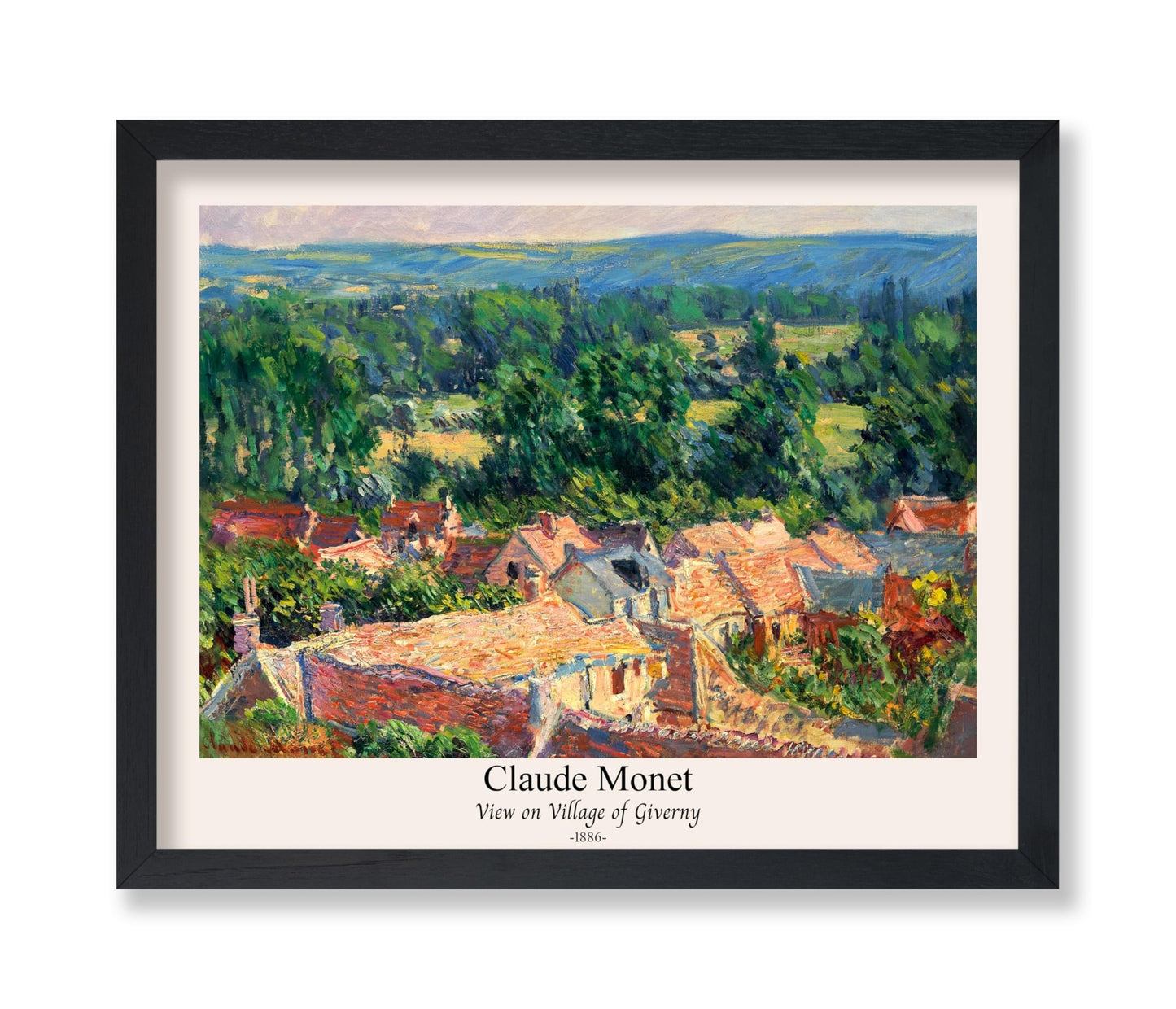 Claude Monet - View on Village of Giverny