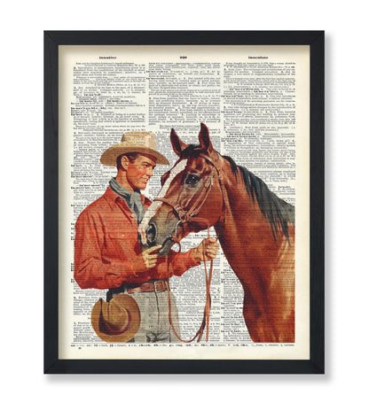 Cowboy and Horse