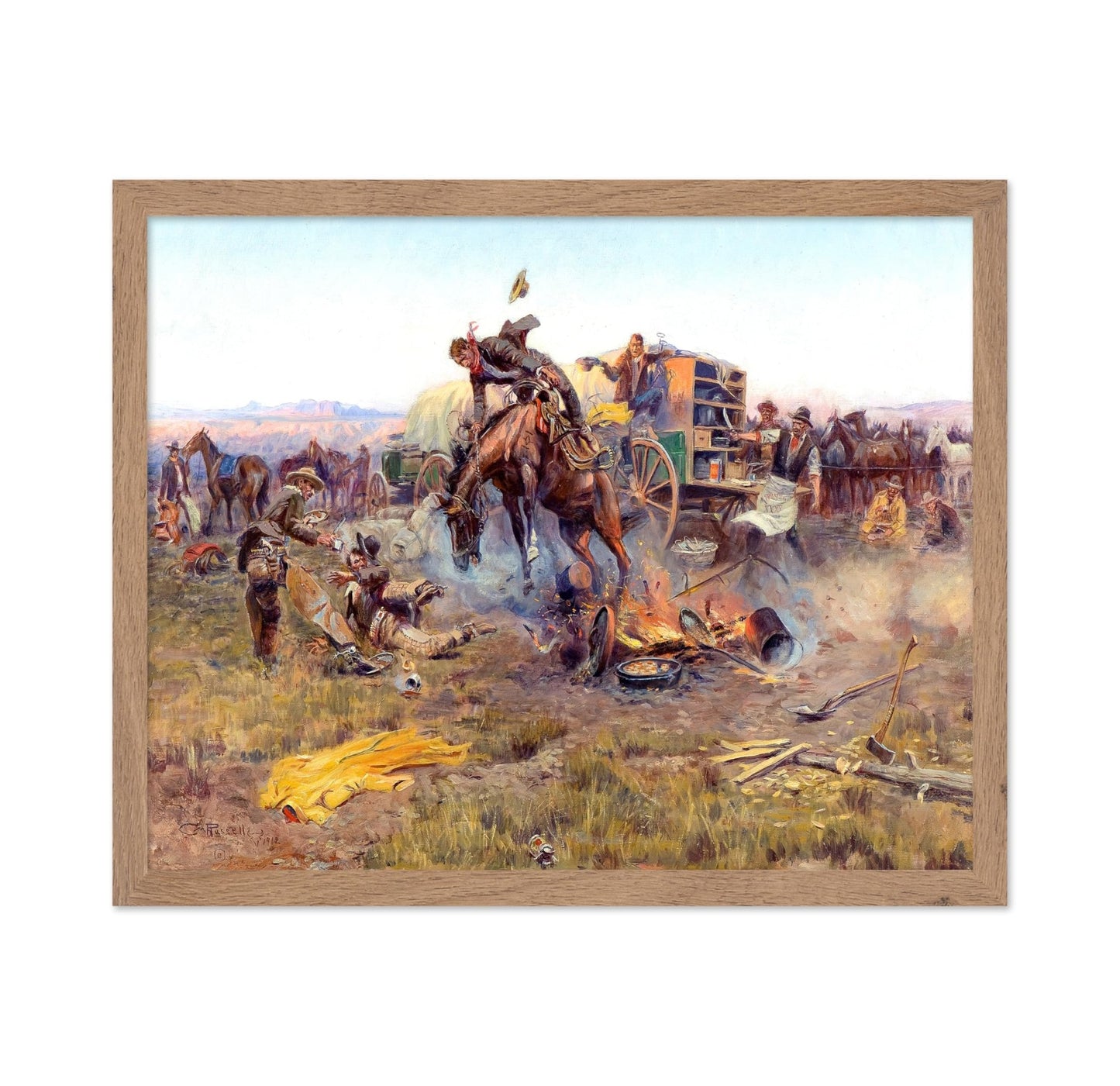 Charles Marion Russell - The Camp Cook's Troubles