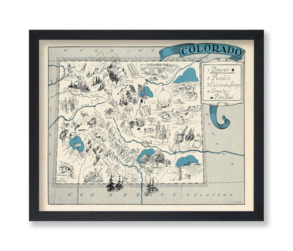Colorado Pictorial Map