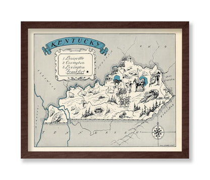 Kentucky Pictorial Map
