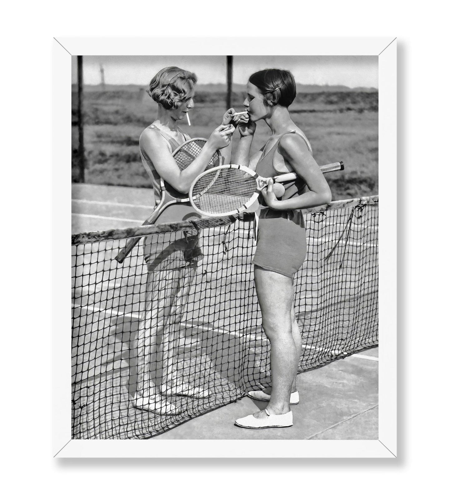 Smoking Tennis Girls