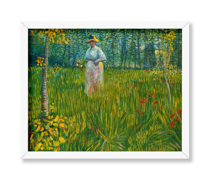 Van Gogh - A Woman Walking in a Garden No2