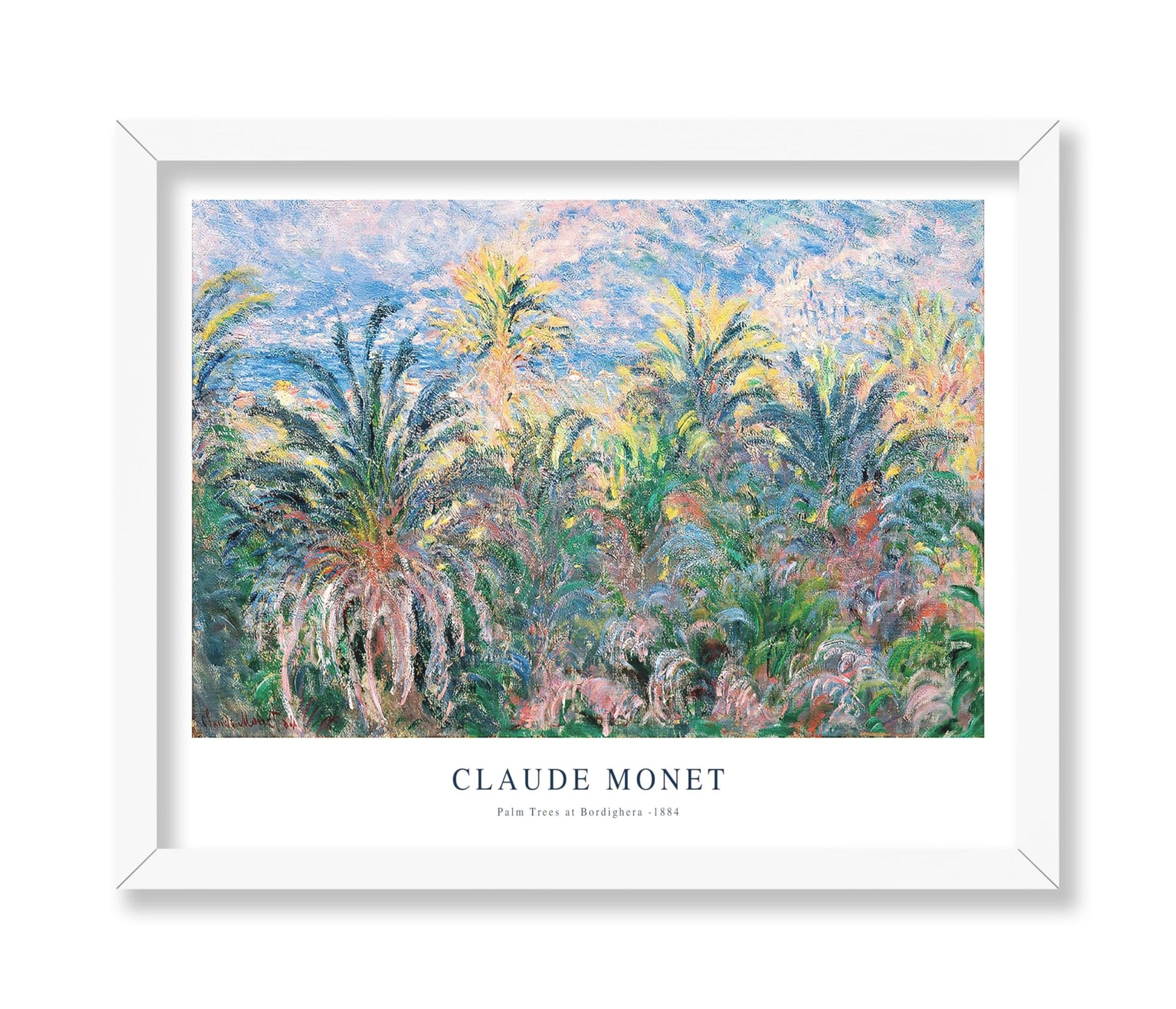 Claude Monet - Palm Trees at Bordighera