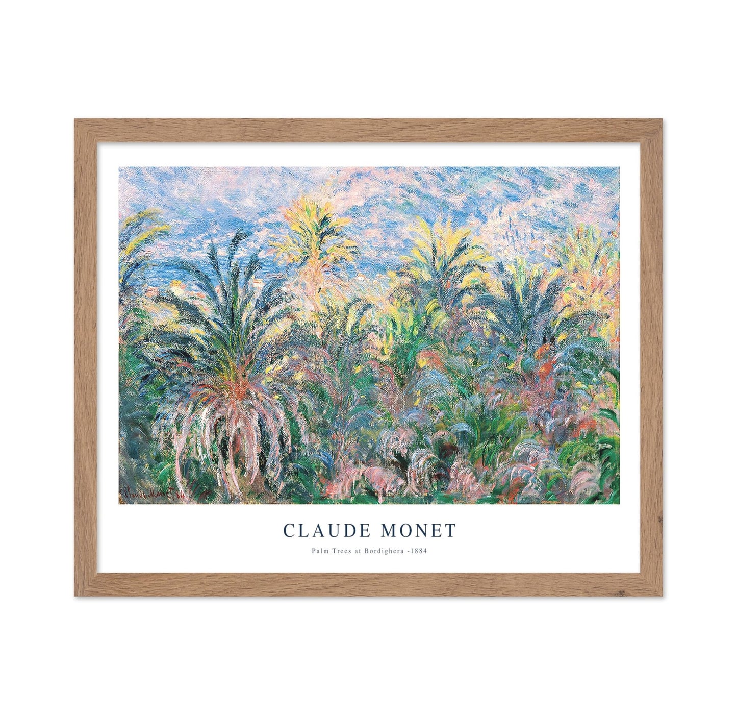 Claude Monet - Palm Trees at Bordighera