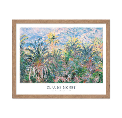 Claude Monet - Palm Trees at Bordighera