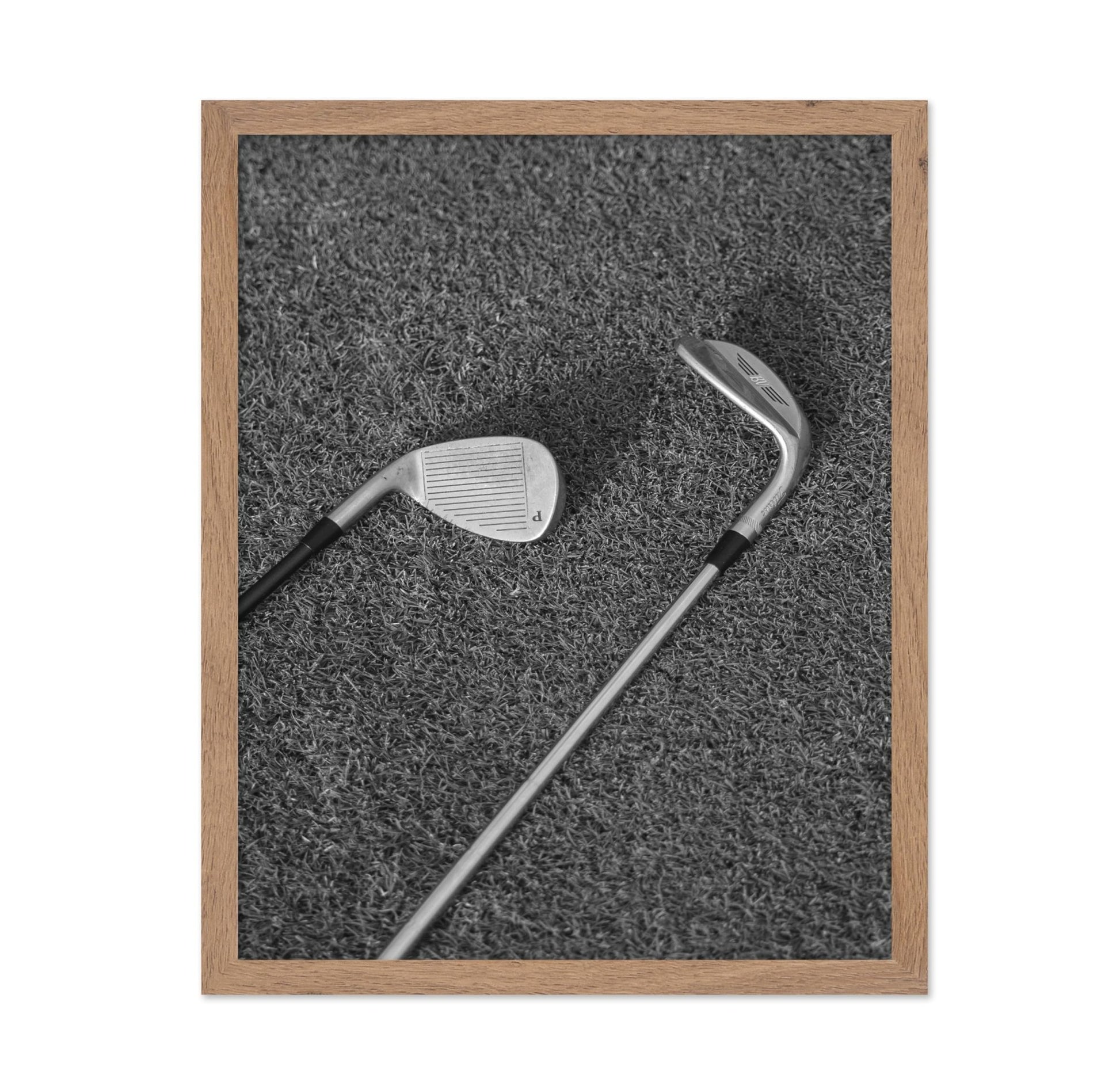 Golf Clubs on the Ground