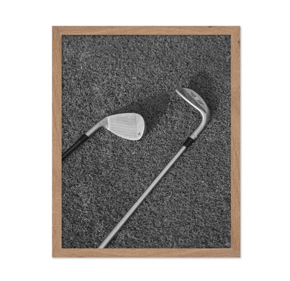 Golf Clubs on the Ground