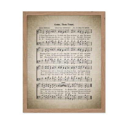 Come Thou Fount Hymnal Sheet