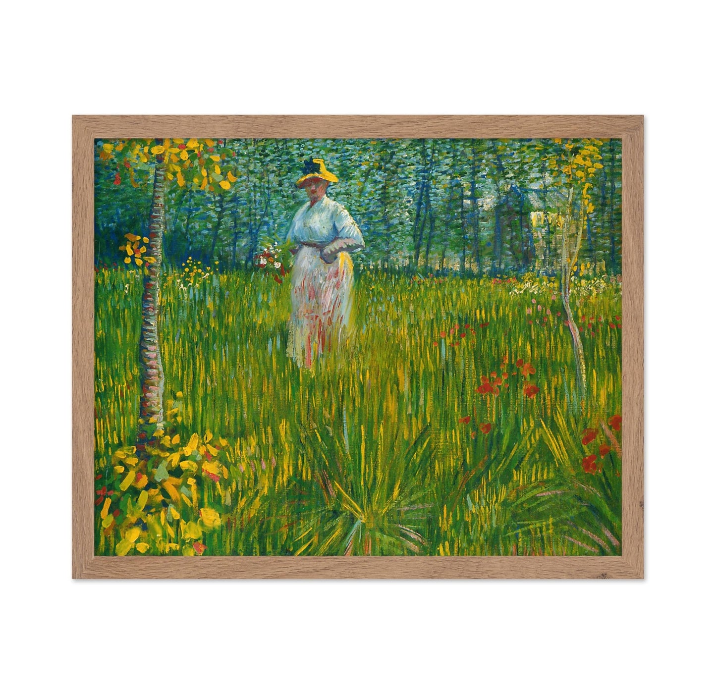 Van Gogh - A Woman Walking in a Garden No2