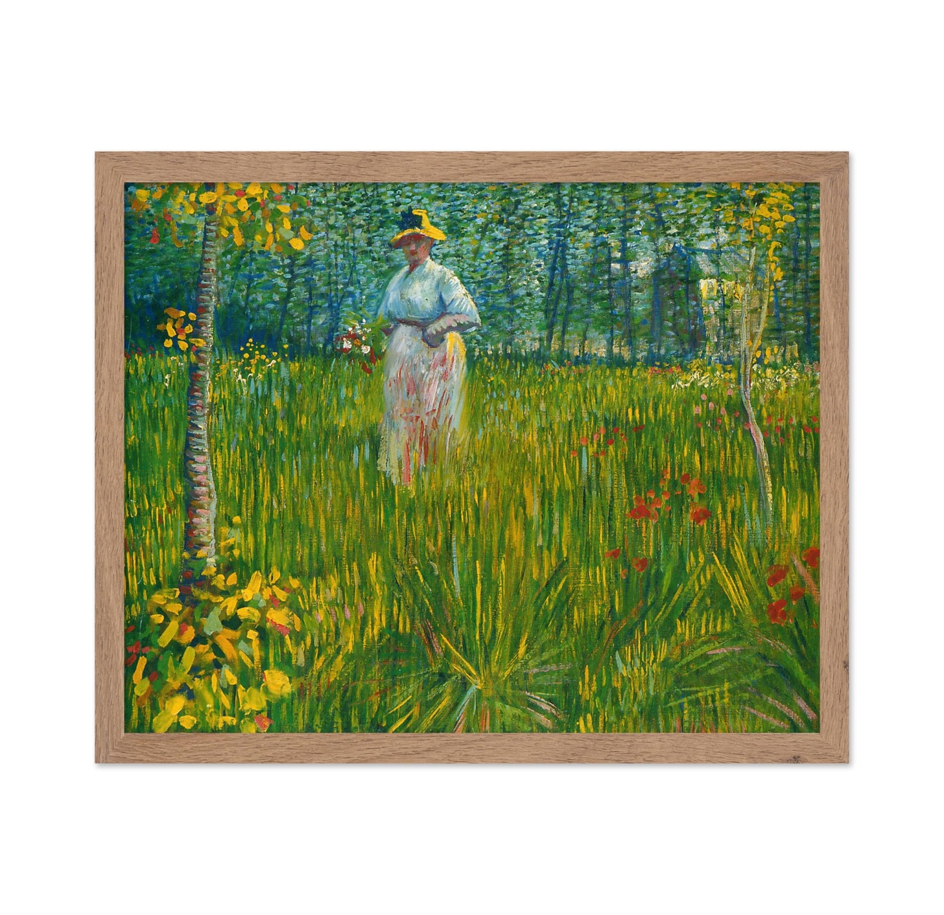 Van Gogh - A Woman Walking in a Garden No2