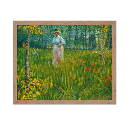 Van Gogh - A Woman Walking in a Garden No2