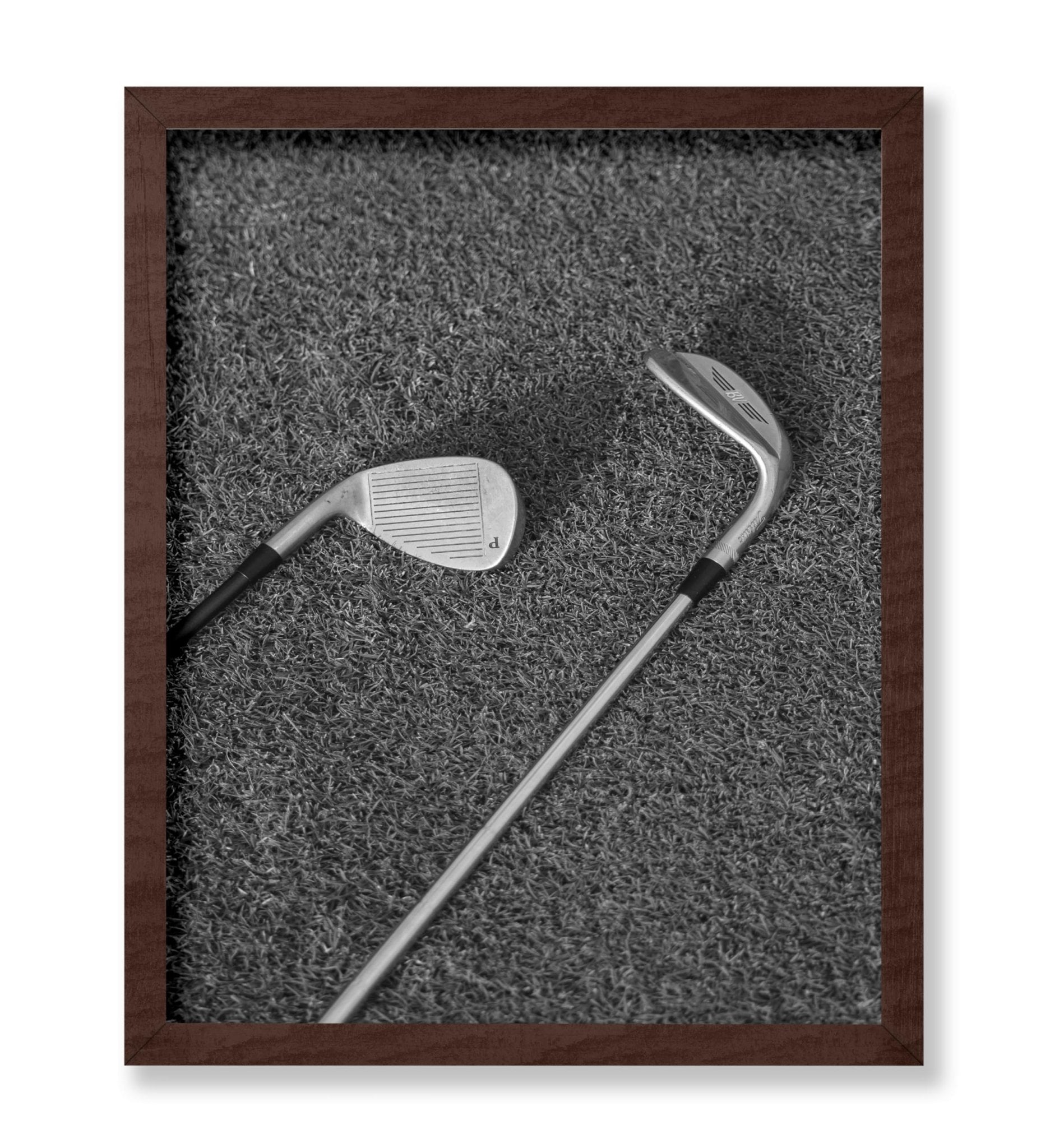 Golf Clubs on the Ground