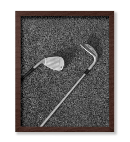Golf Clubs on the Ground