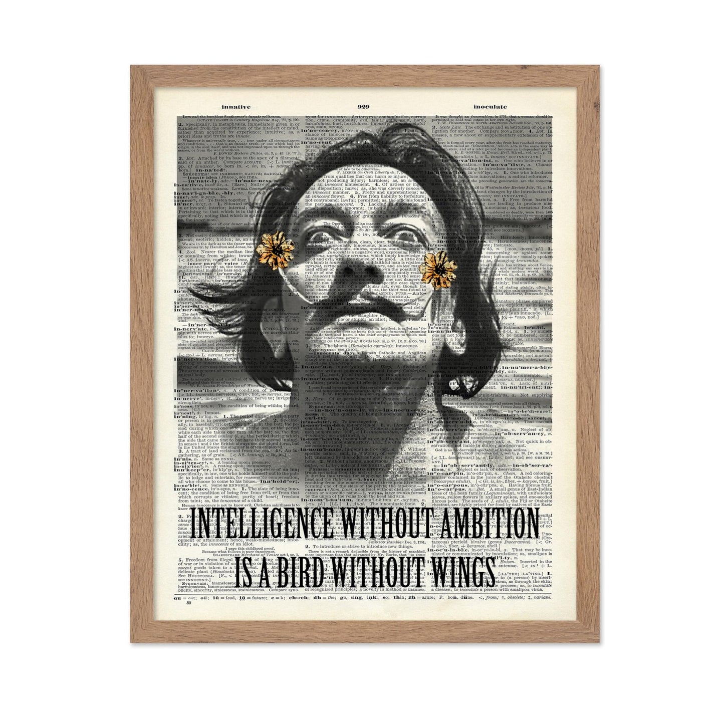 Salvador Dali - Intelligence Without Ambition Is A Bird Without Wings