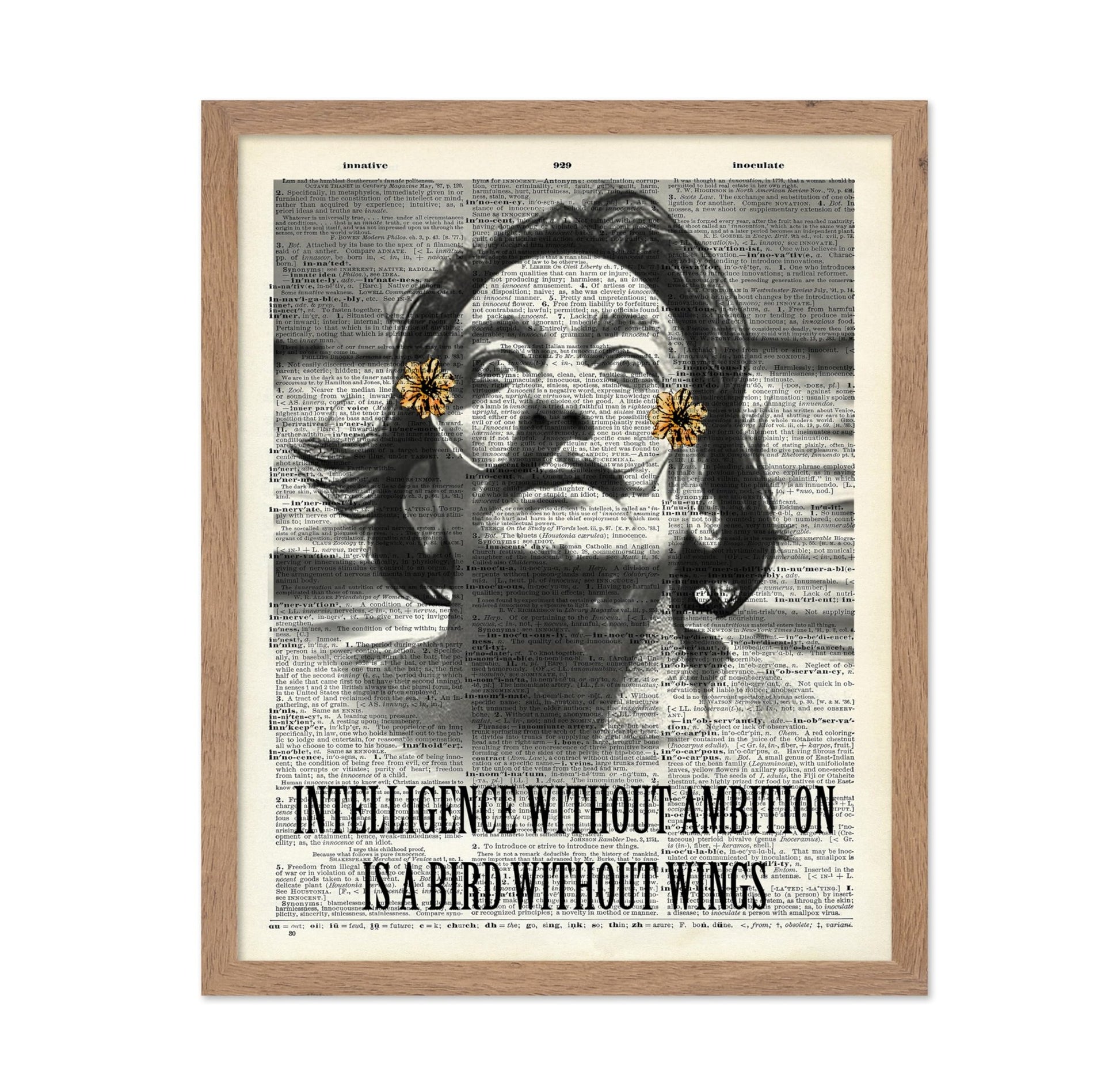 Salvador Dali - Intelligence Without Ambition Is A Bird Without Wings