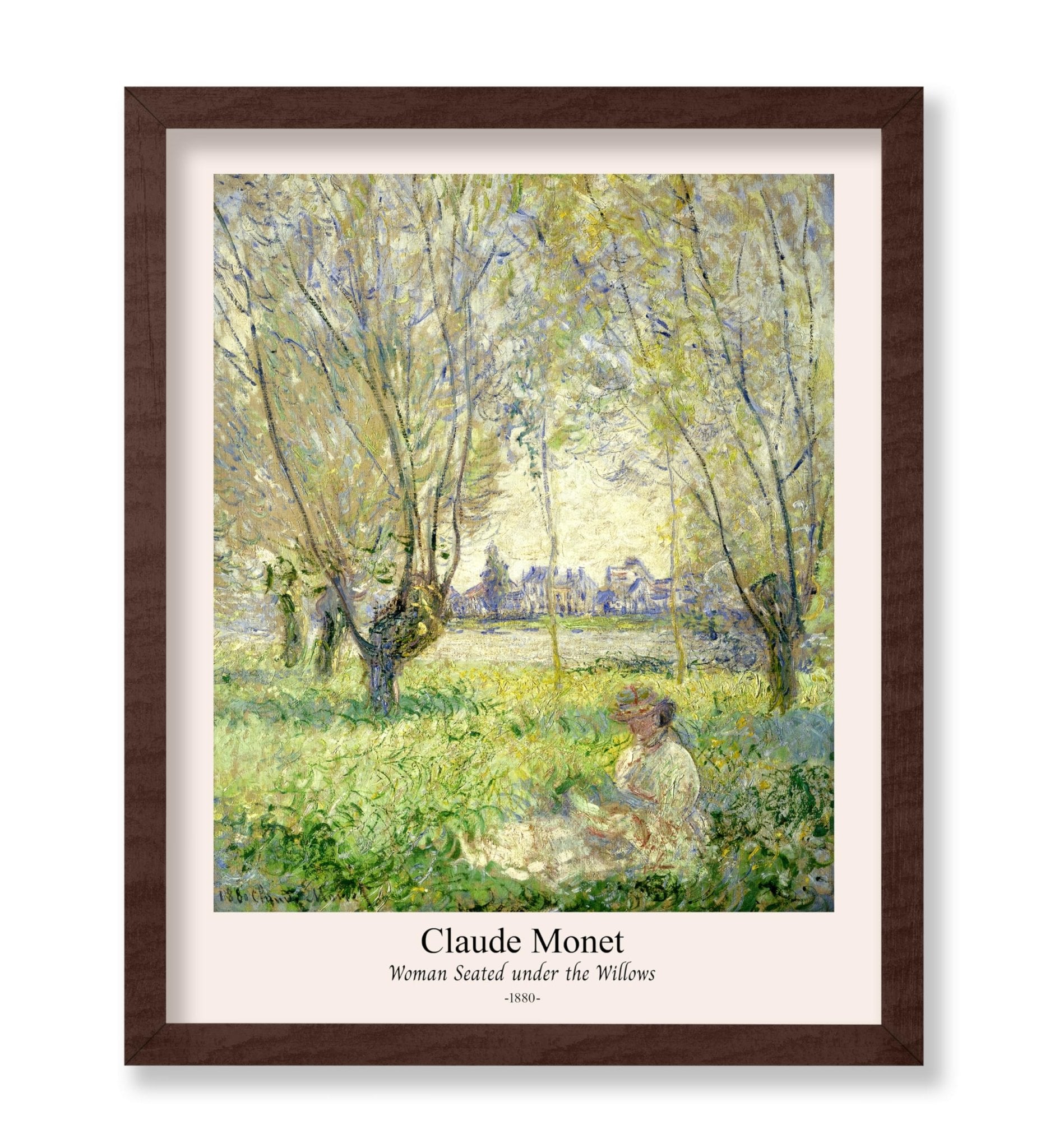 Claude Monet - Woman Seated Under the Willows