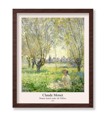 Claude Monet - Woman Seated Under the Willows