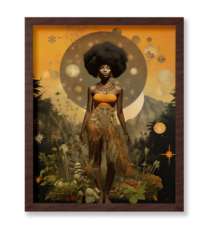 Trippy African American Woman