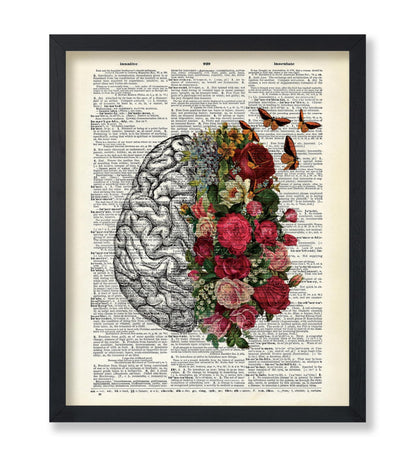 Flowery Brain and Butterflies