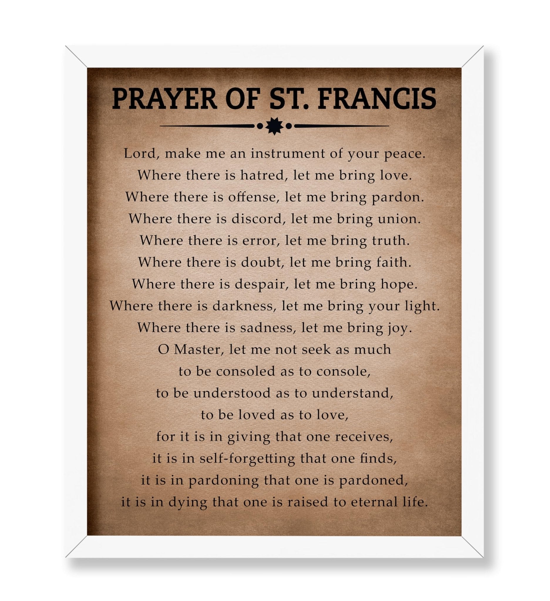 Prayer of Saint Francis