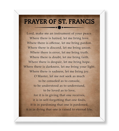 Prayer of Saint Francis