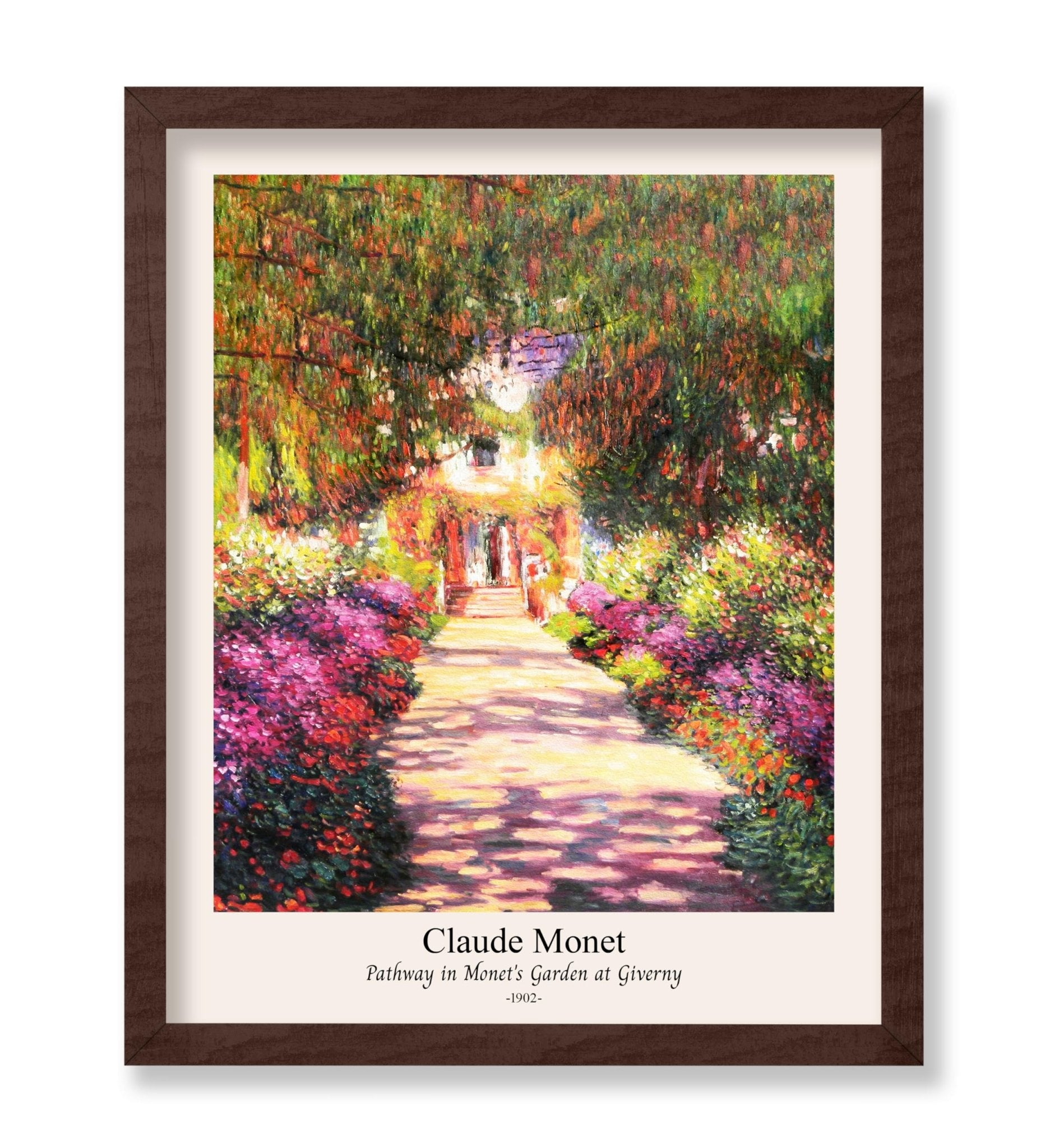 Claude Monet - Pathway in Monet's Garden