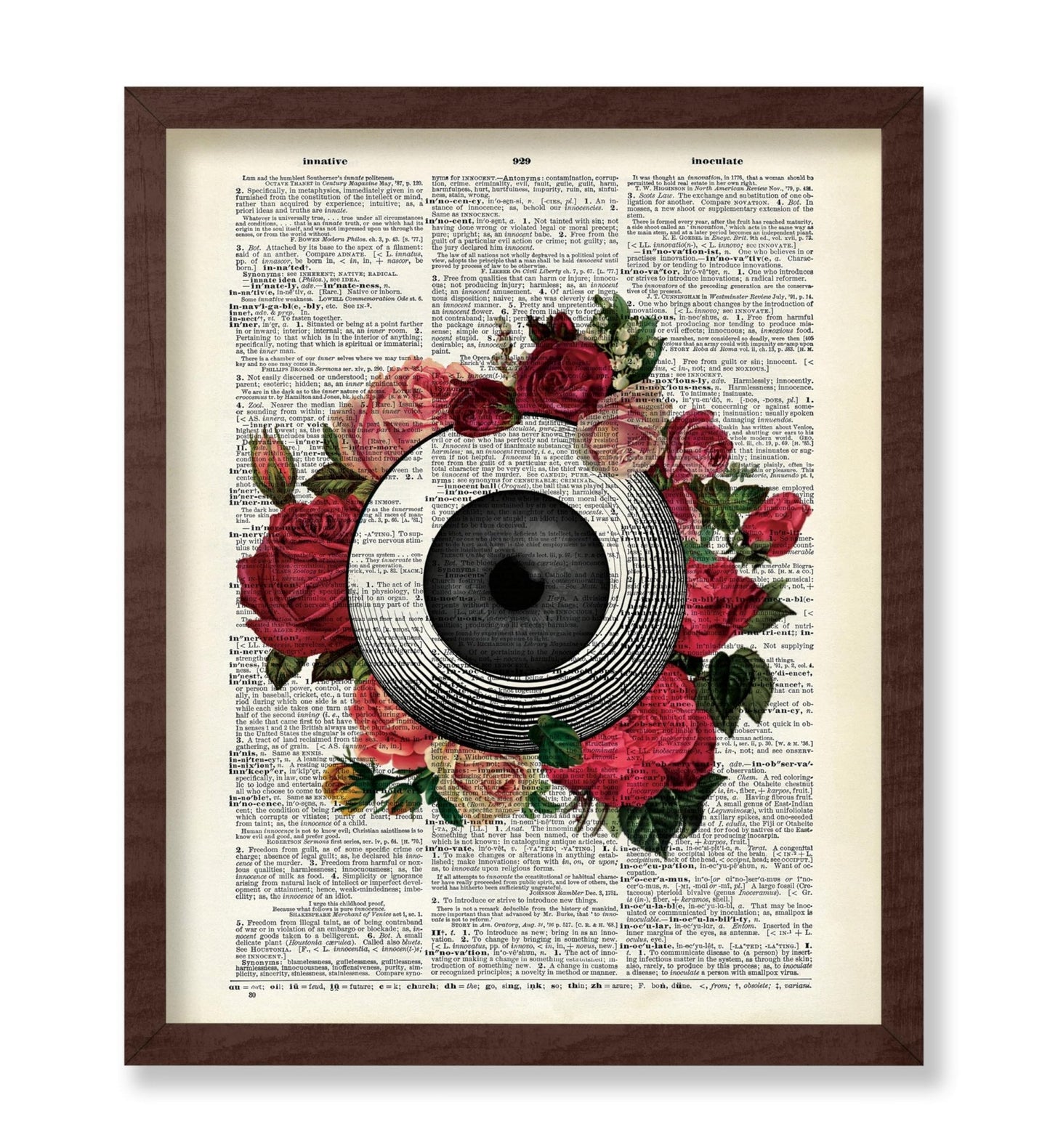 Flowers and Anatomical Eye