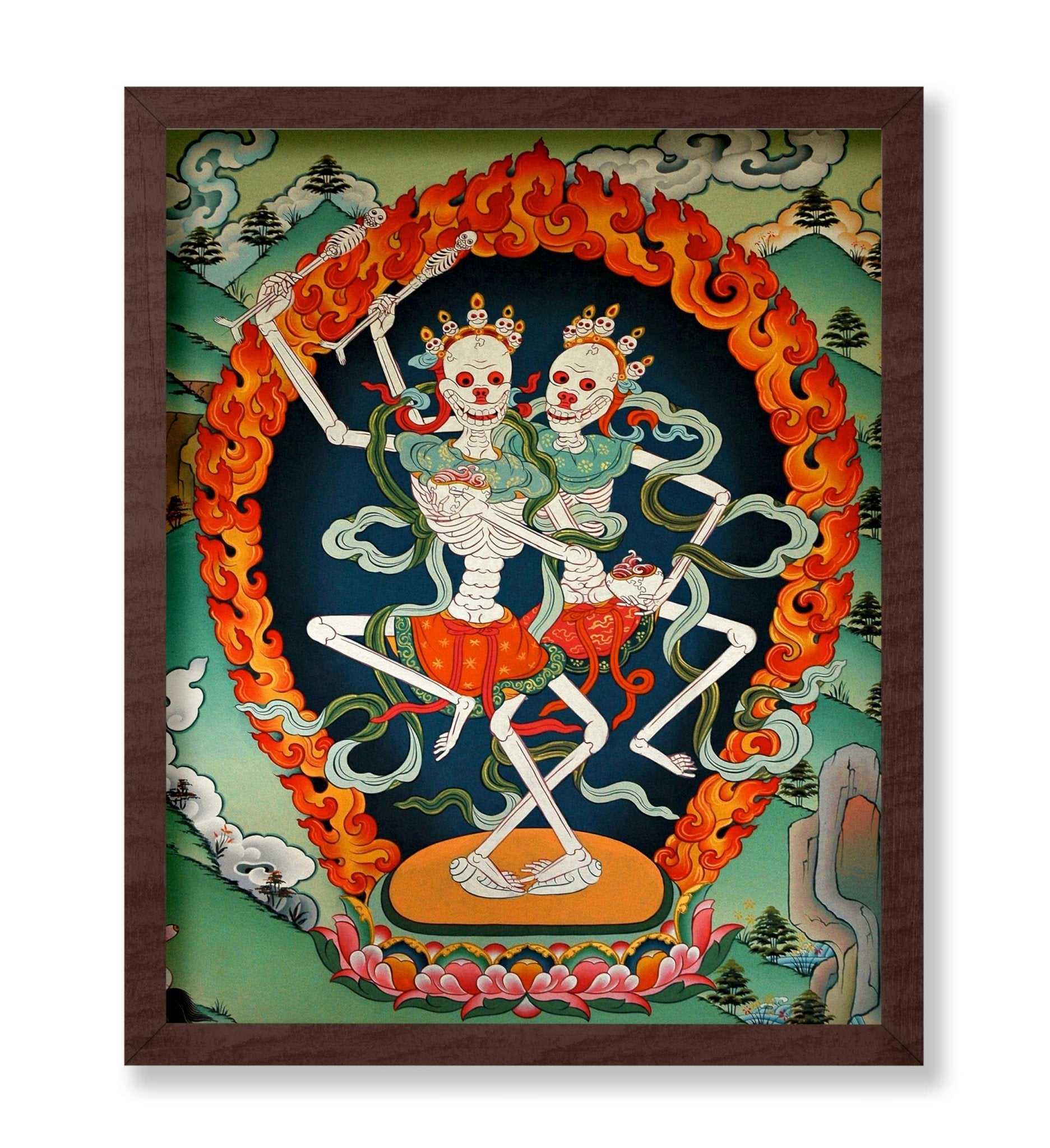 Dancing Skeletons No1