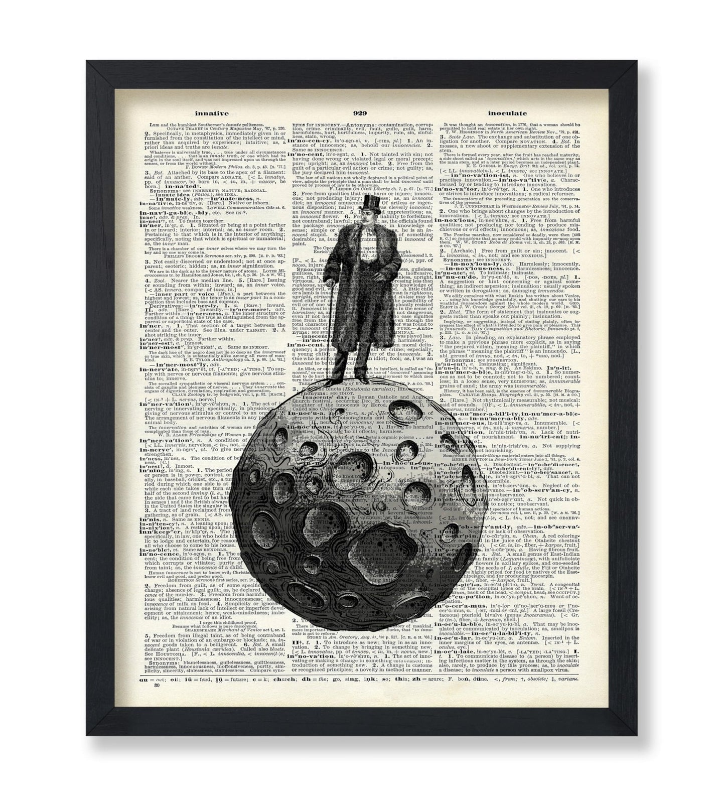Victorian Man on The Moon