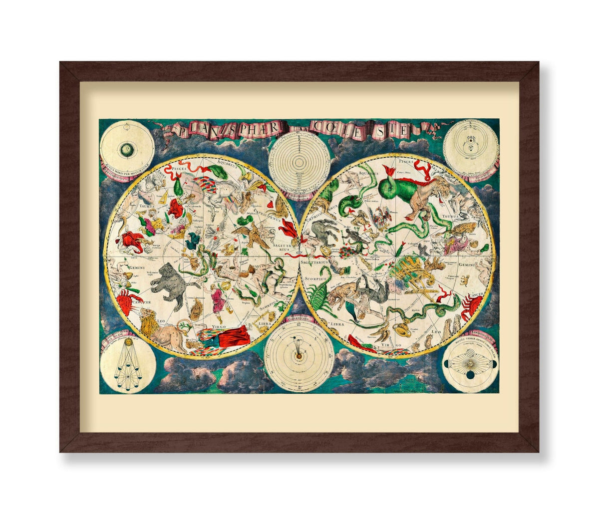 Map of The Heavens 1670