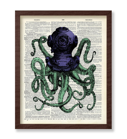 Kraken With Helmet