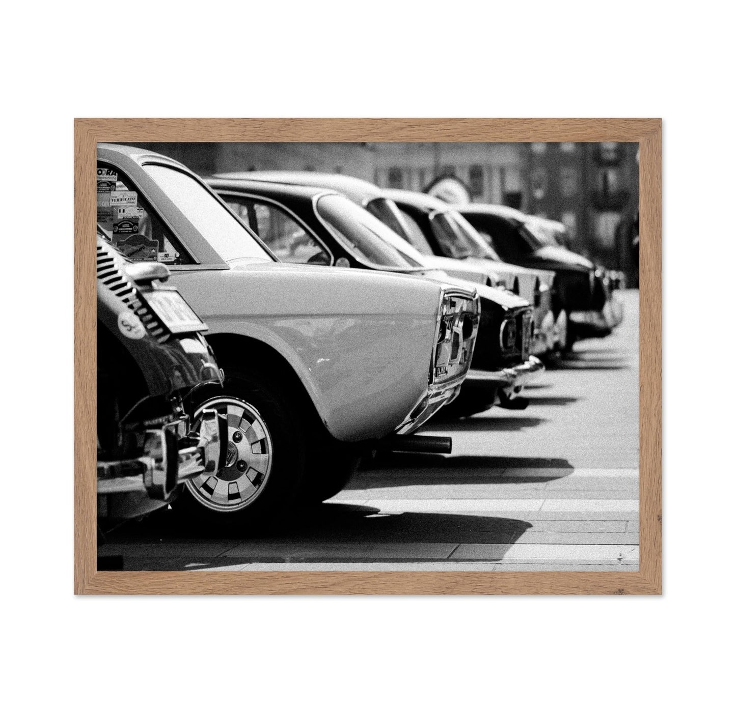 Parked Classic Cars