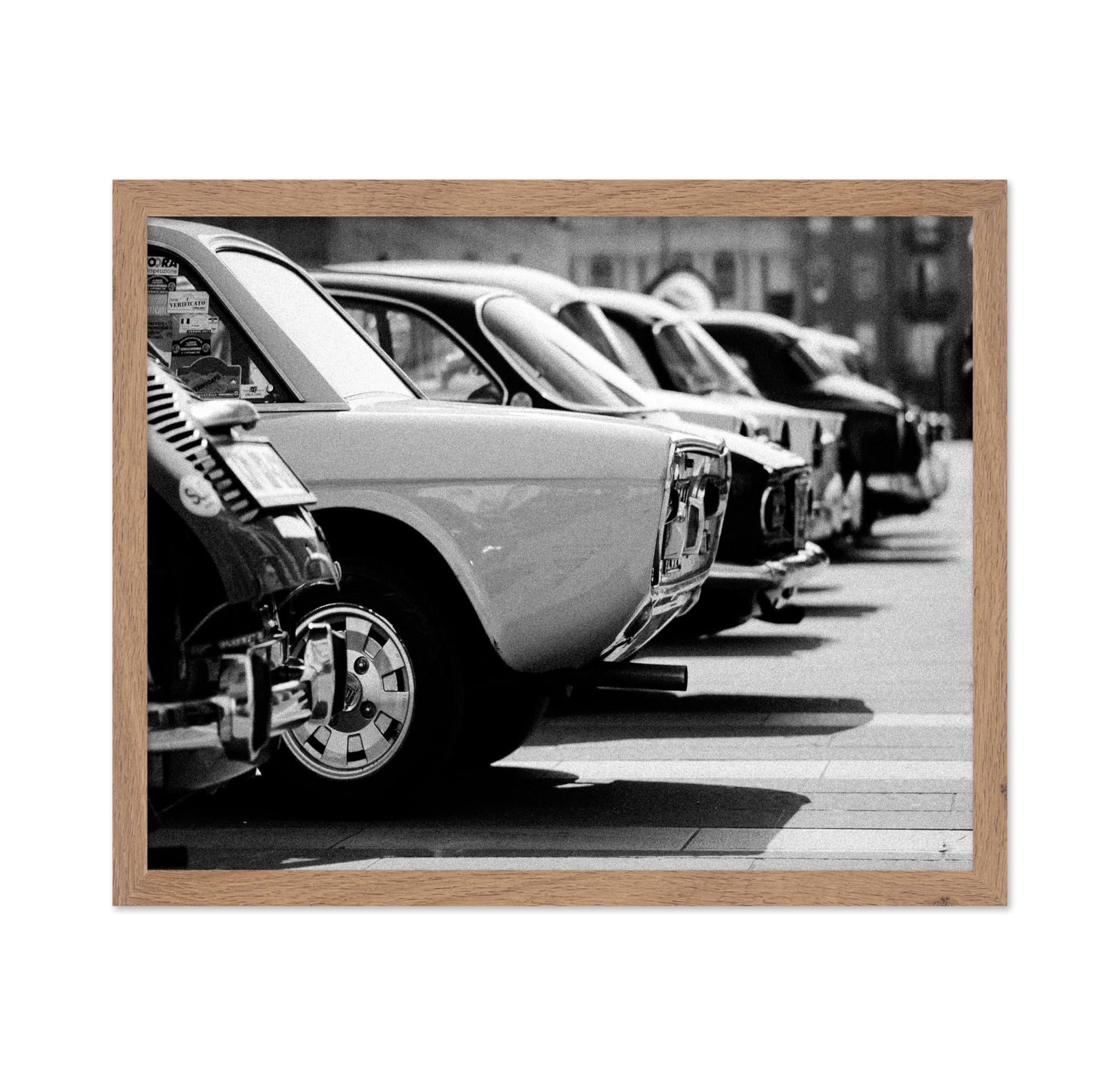 Parked Classic Cars