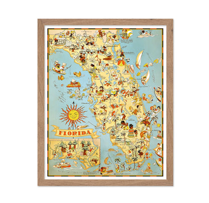 Florida Pictorial Map
