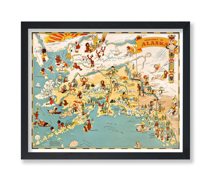 Ruth Taylor - Pictorial Map of Alaska