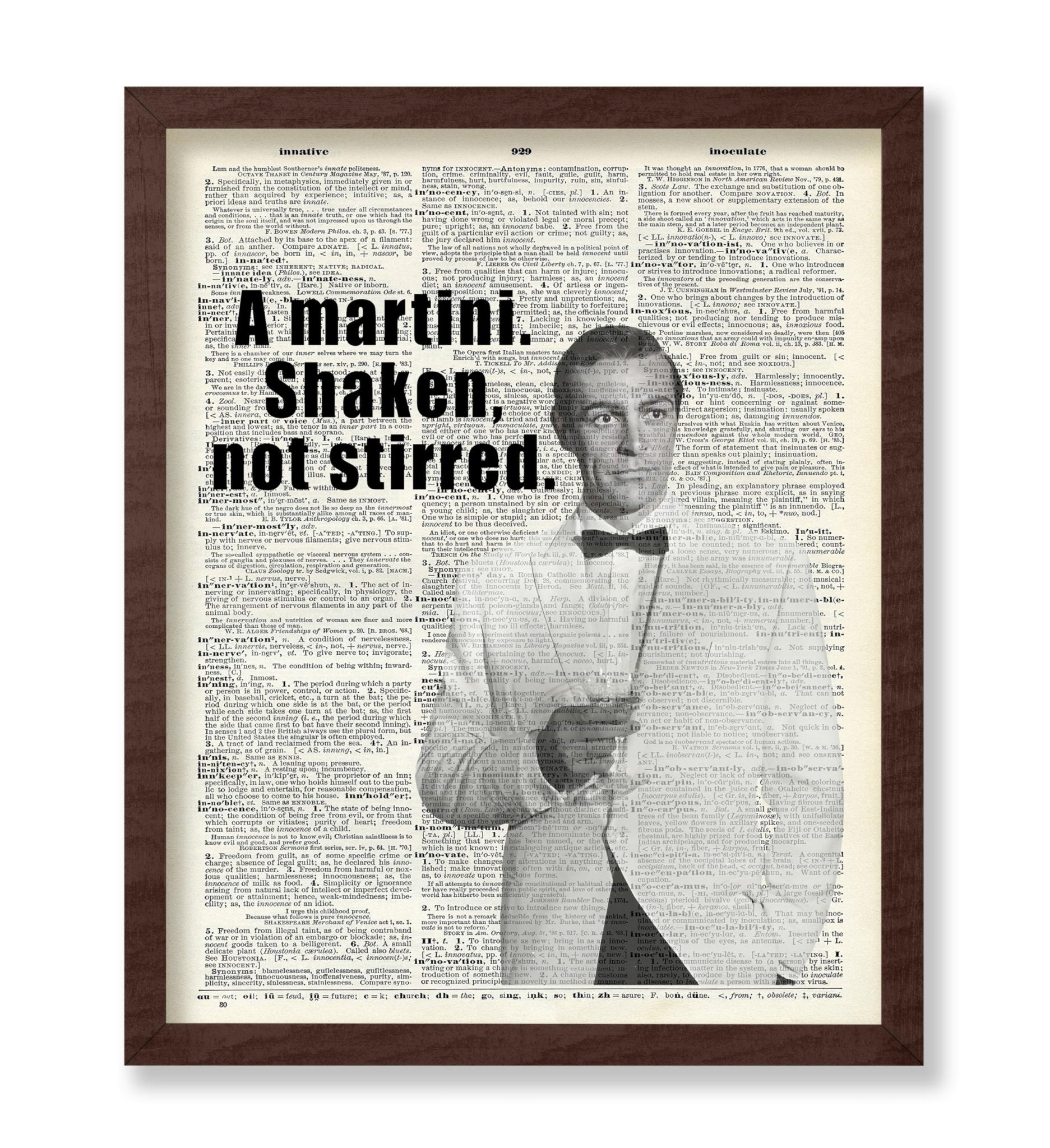 Martini, Shaken Not Stirred