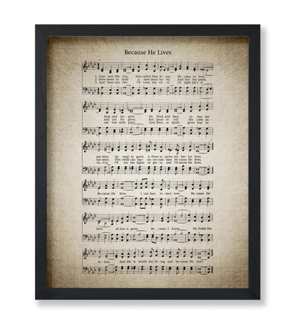 Because He Lives Hymnal Sheet