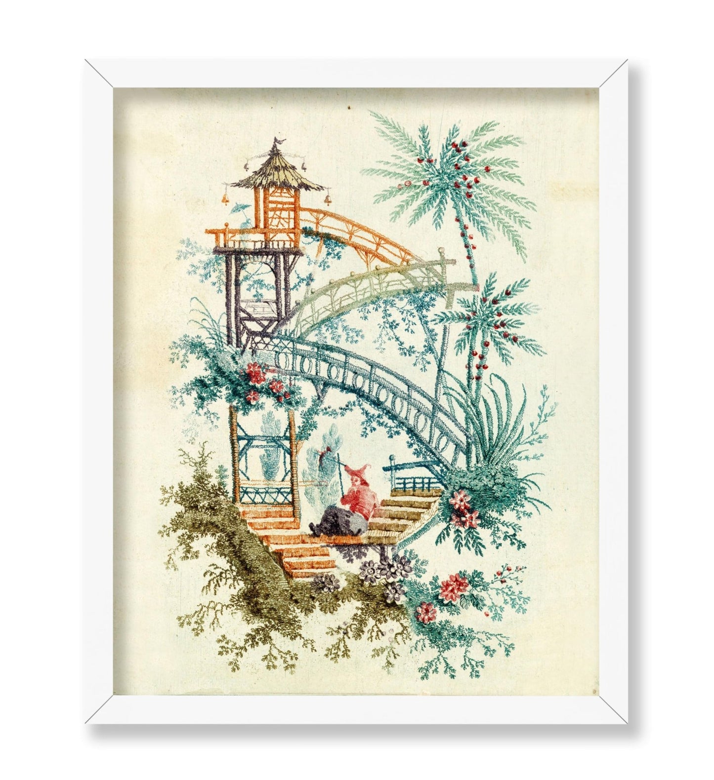 Waterfall Chinoiserie