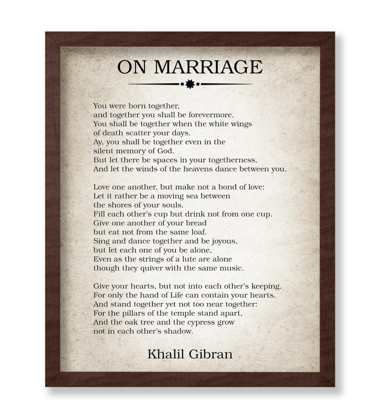 On Marriage