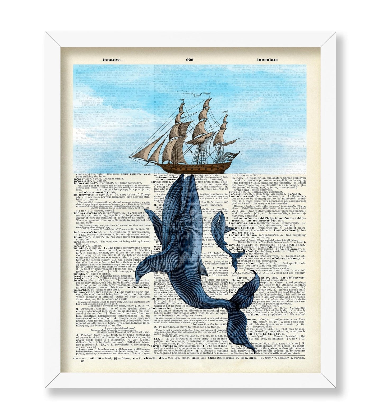 Blue Whales and Ship