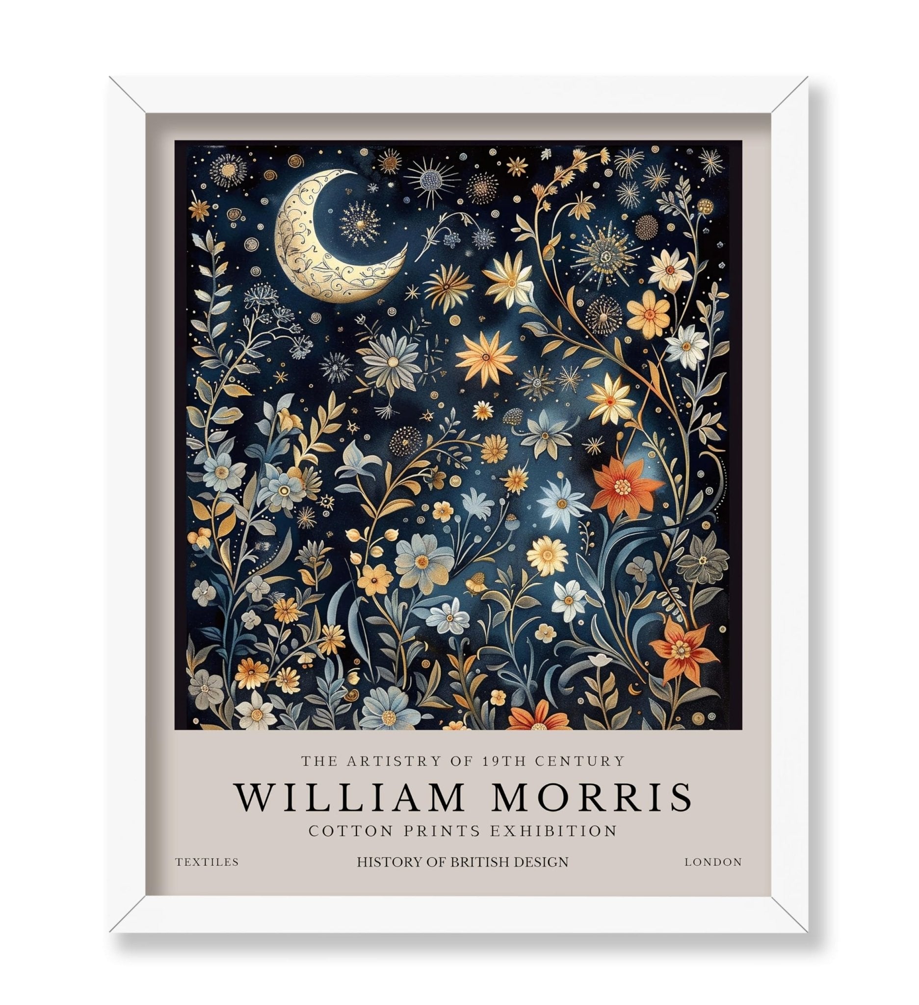 William Morris - Moon & Stars No2