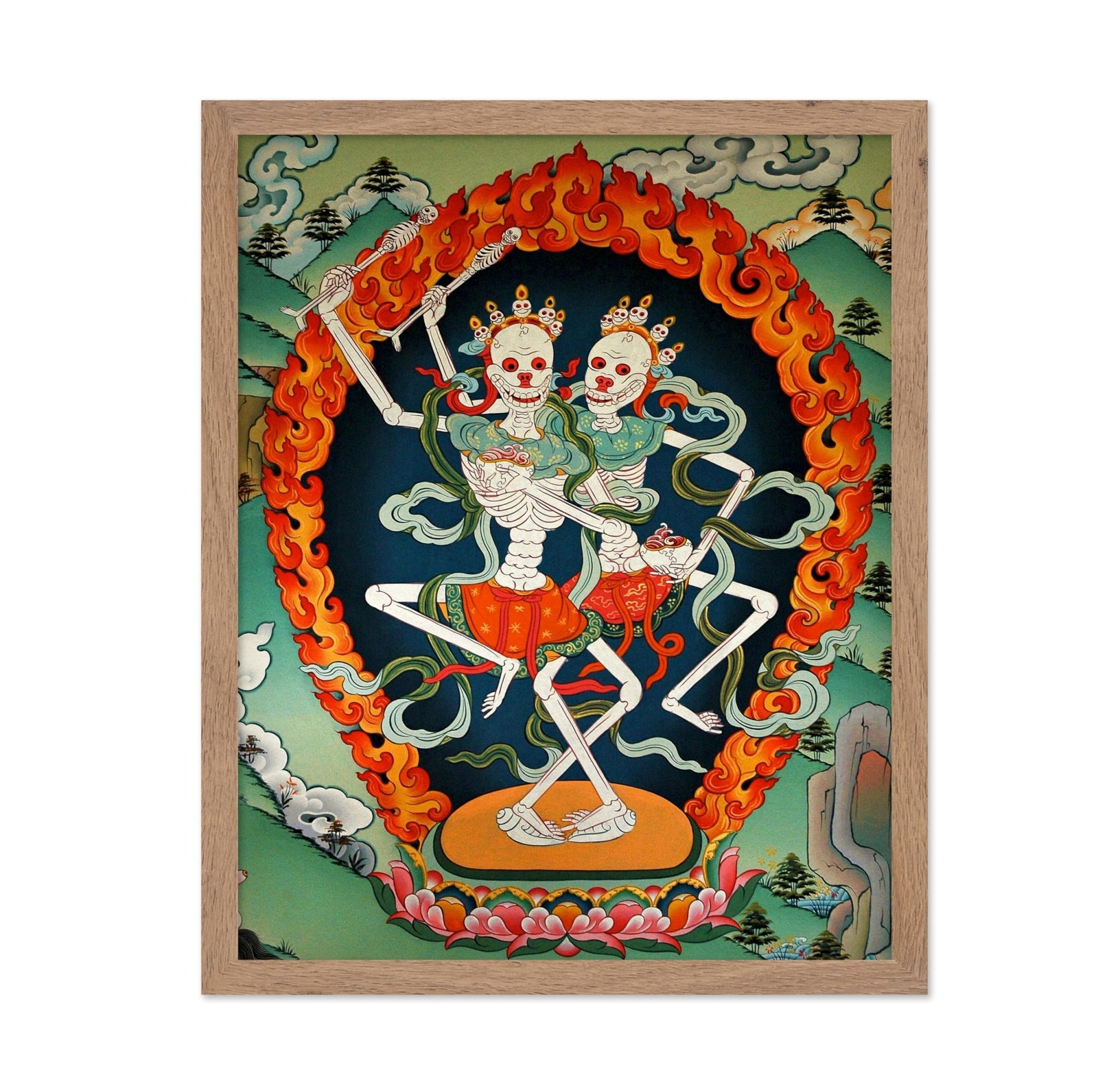Dancing Skeletons No1